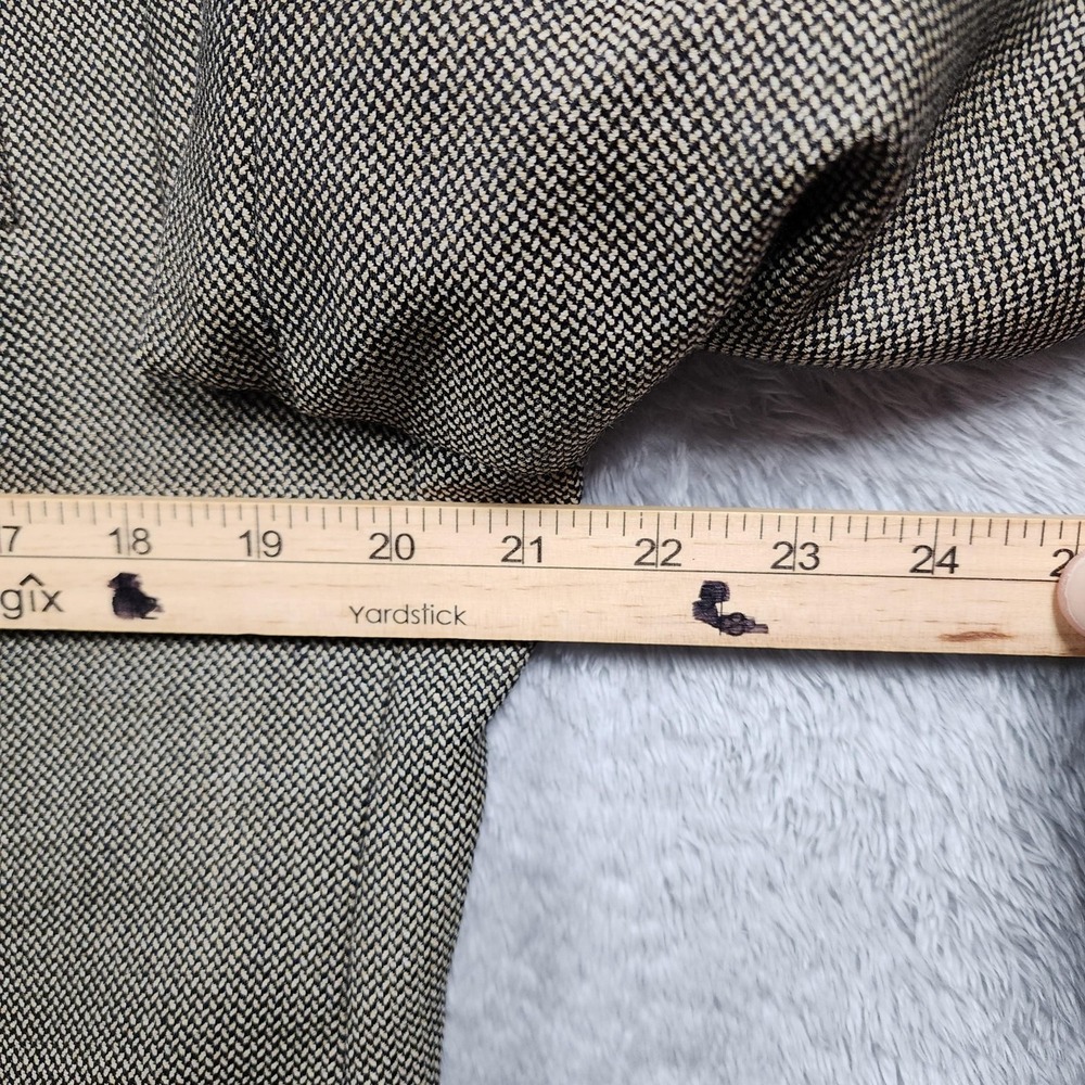 Ralph Lauren Blazer Mens 44R Brown Houndstooth Wool Tweed Sport Coat Canada - Picture 6 of 13